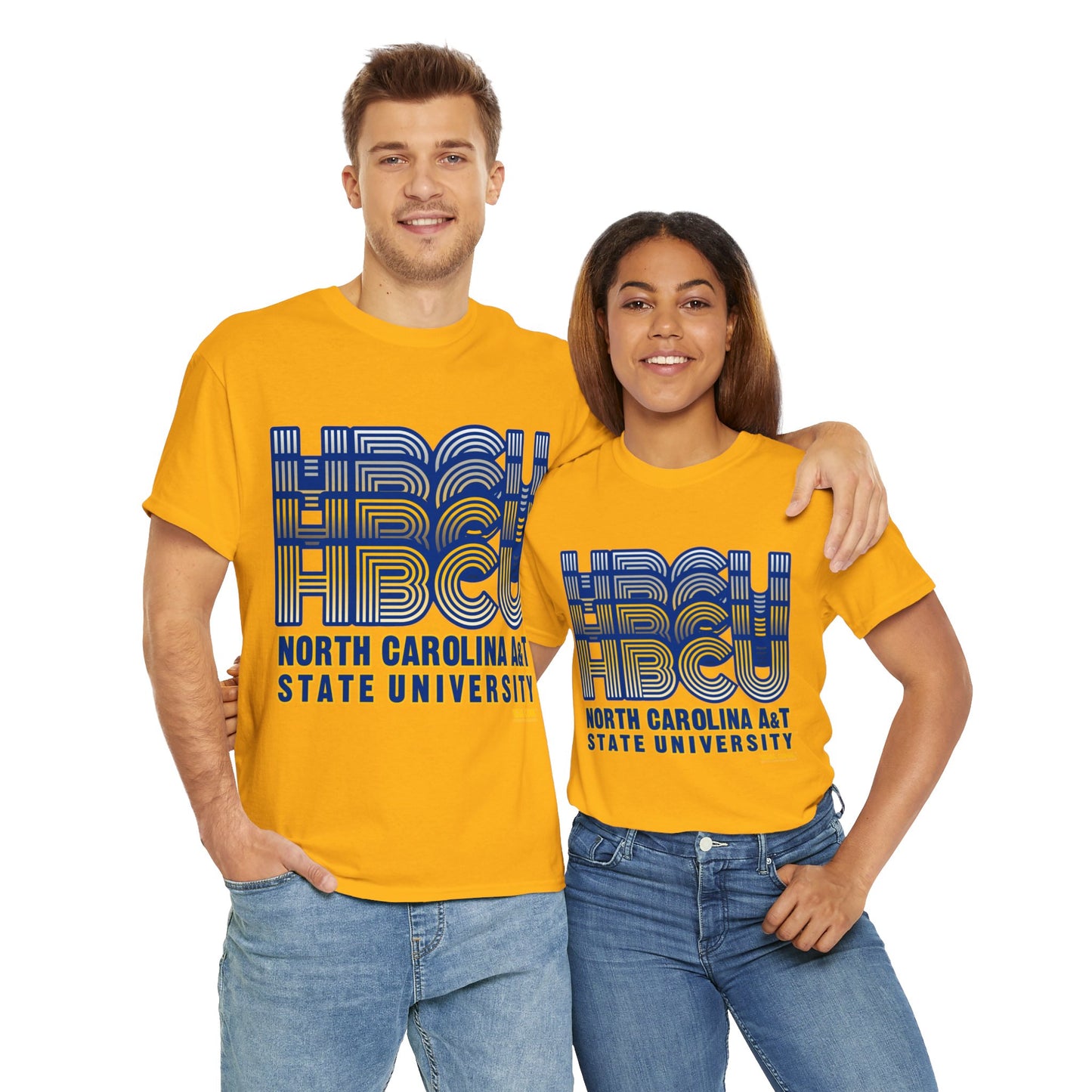 HBCU North Carolina A&T Stack Tee