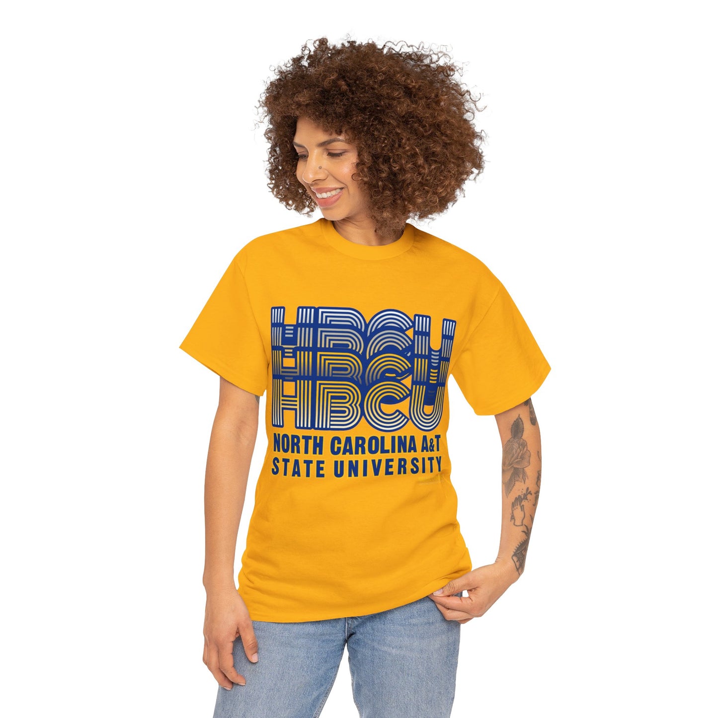 HBCU North Carolina A&T Stack Tee