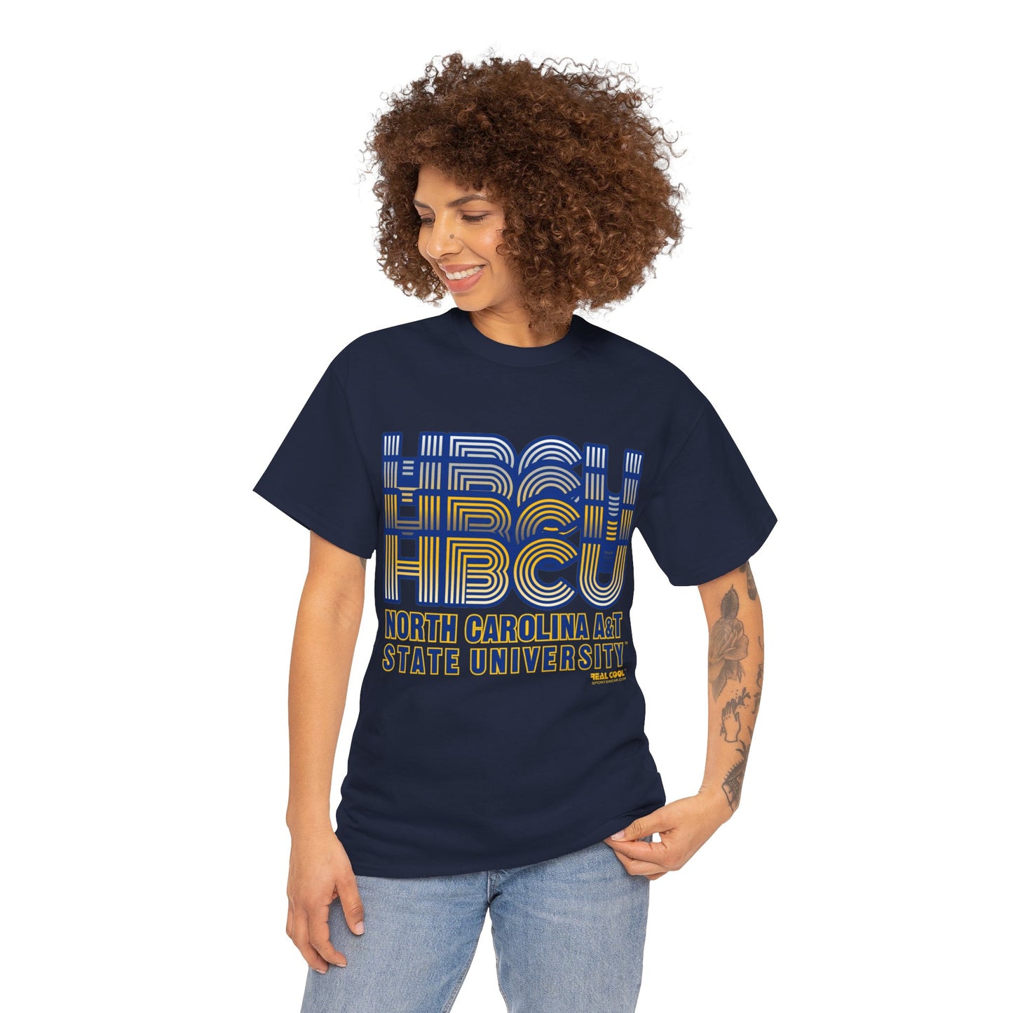HBCU North Carolina A&T Stack Tee