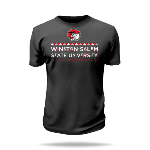 Winston Salem State University Black T-shirt