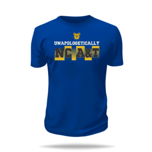 T-shirt designed for NC A&T fans, College students, or alumni. Aggie-Pride-T-shirt-Blue-style4